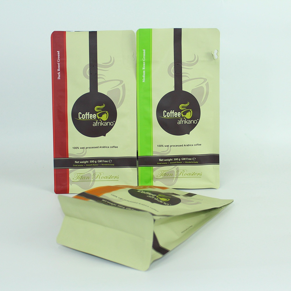 Side Gusset Coffee Bags with Valve