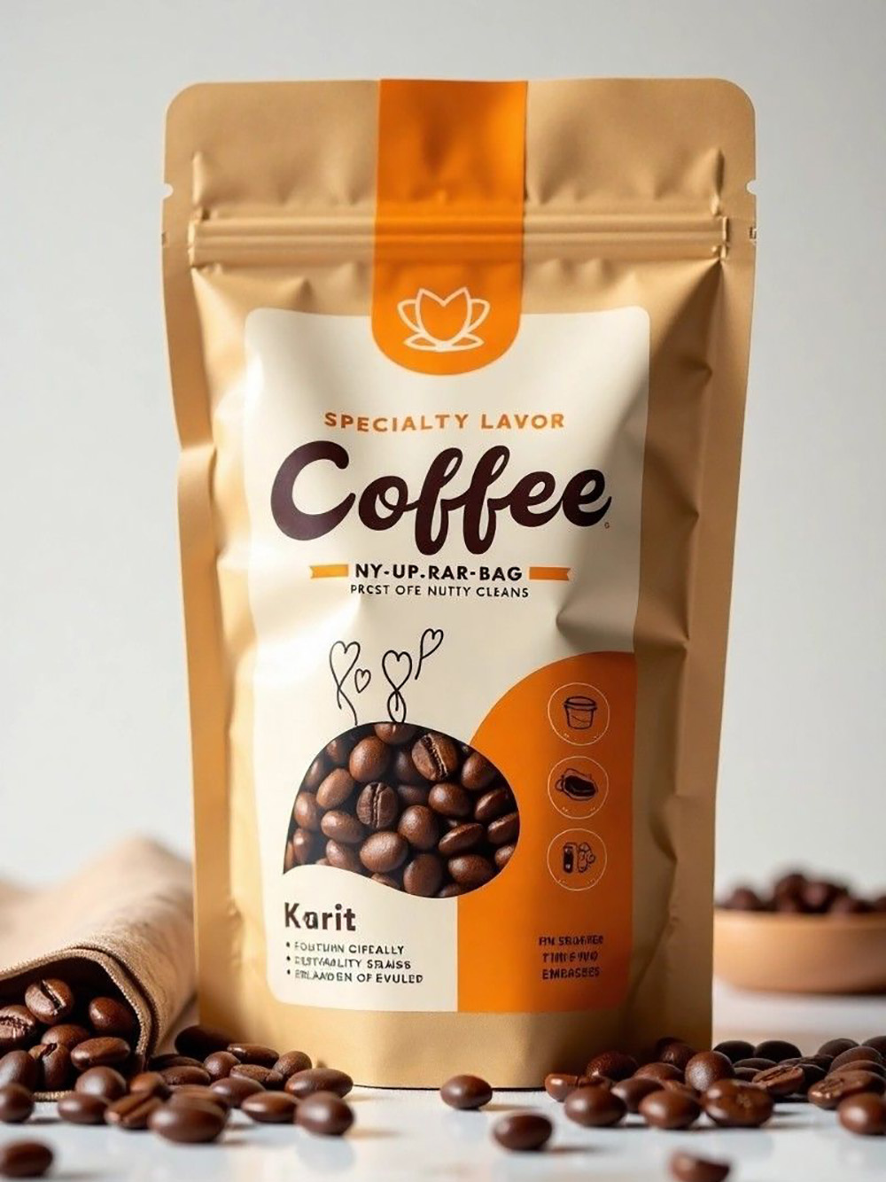 Stand Up Coffee Pouches Wholesale