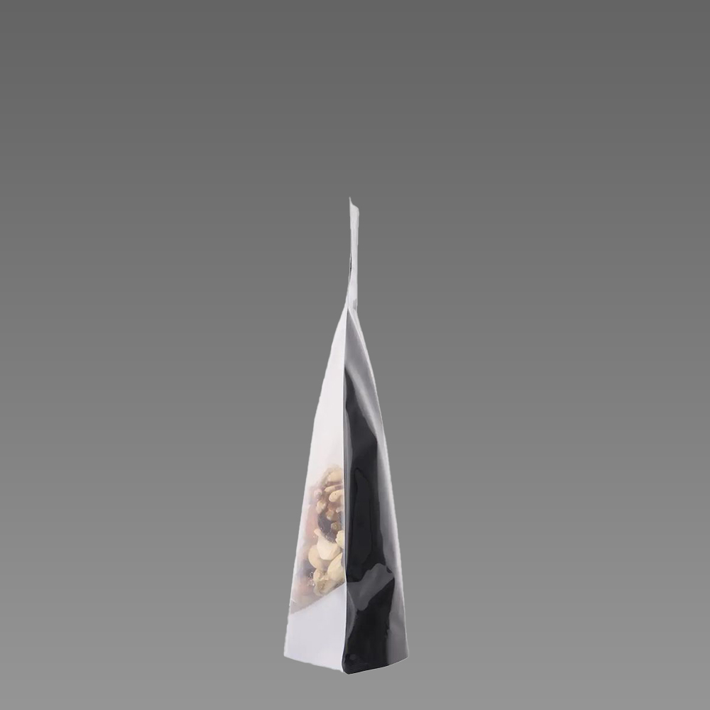 Stand Up Pouches With Window, Zipper and Euro Slot