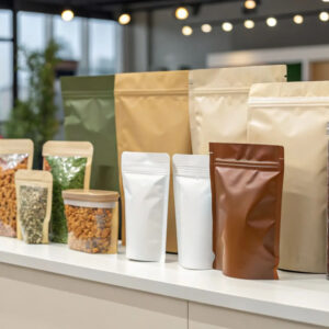 Stand Up Zipper Packaging Pouch Bags