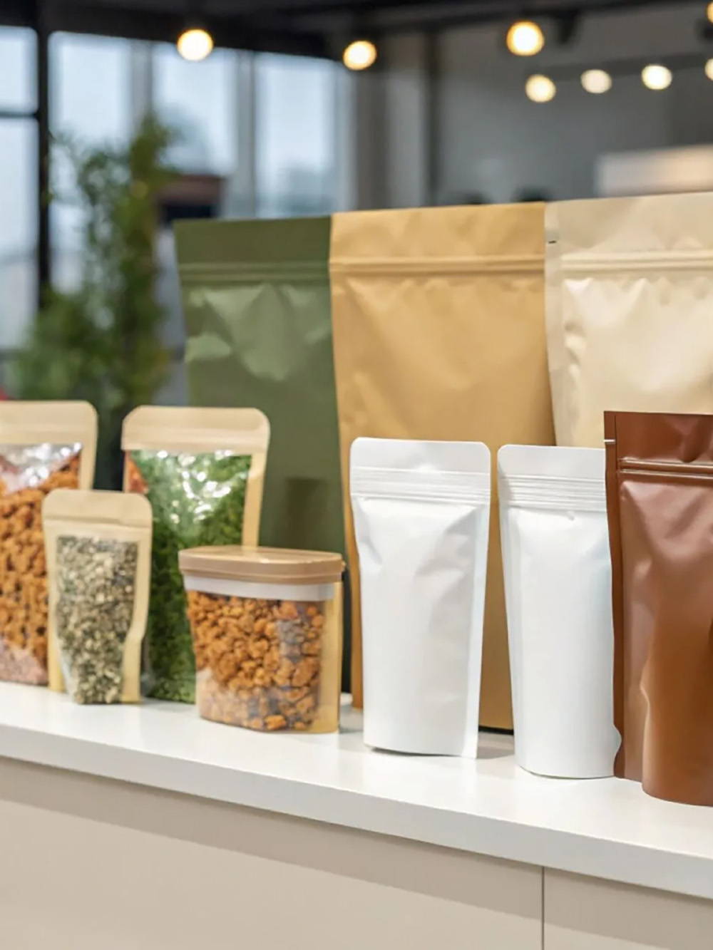 Stand Up Zipper Packaging Pouch Bags