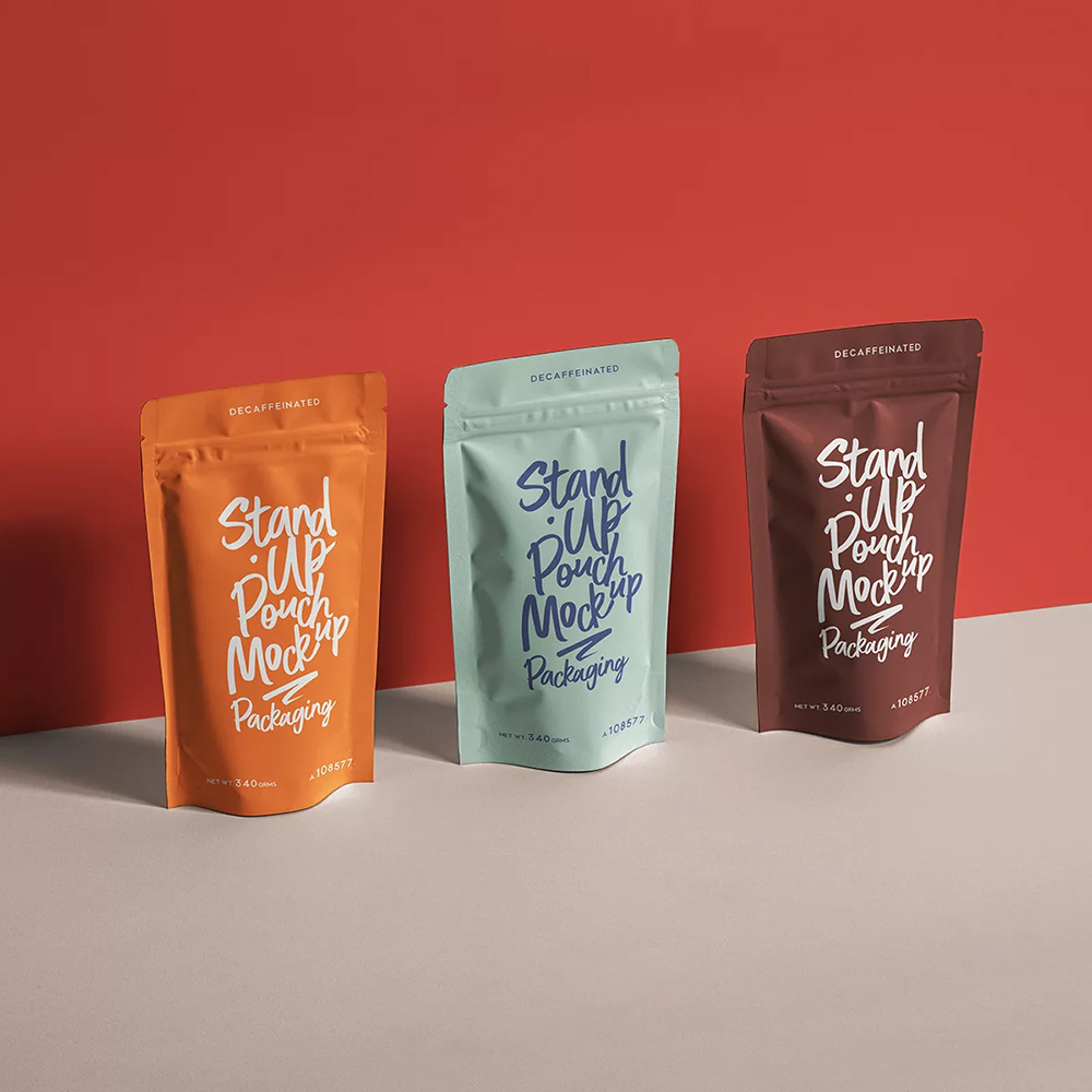Stand Up Zipper Packaging Pouch Bags