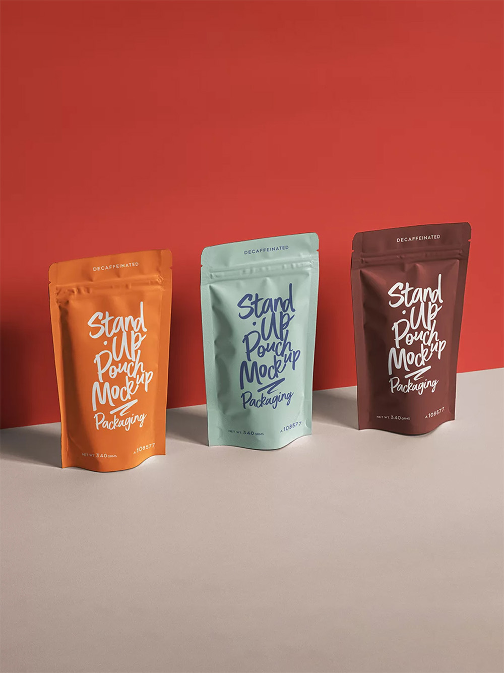 Stand Up Zipper Packaging Pouch Bags