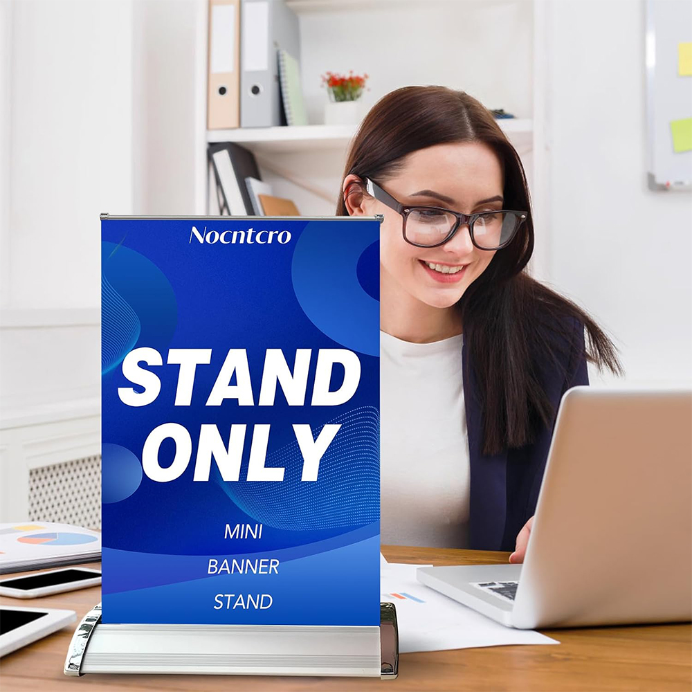 Compact tabletop display stand for small retail items