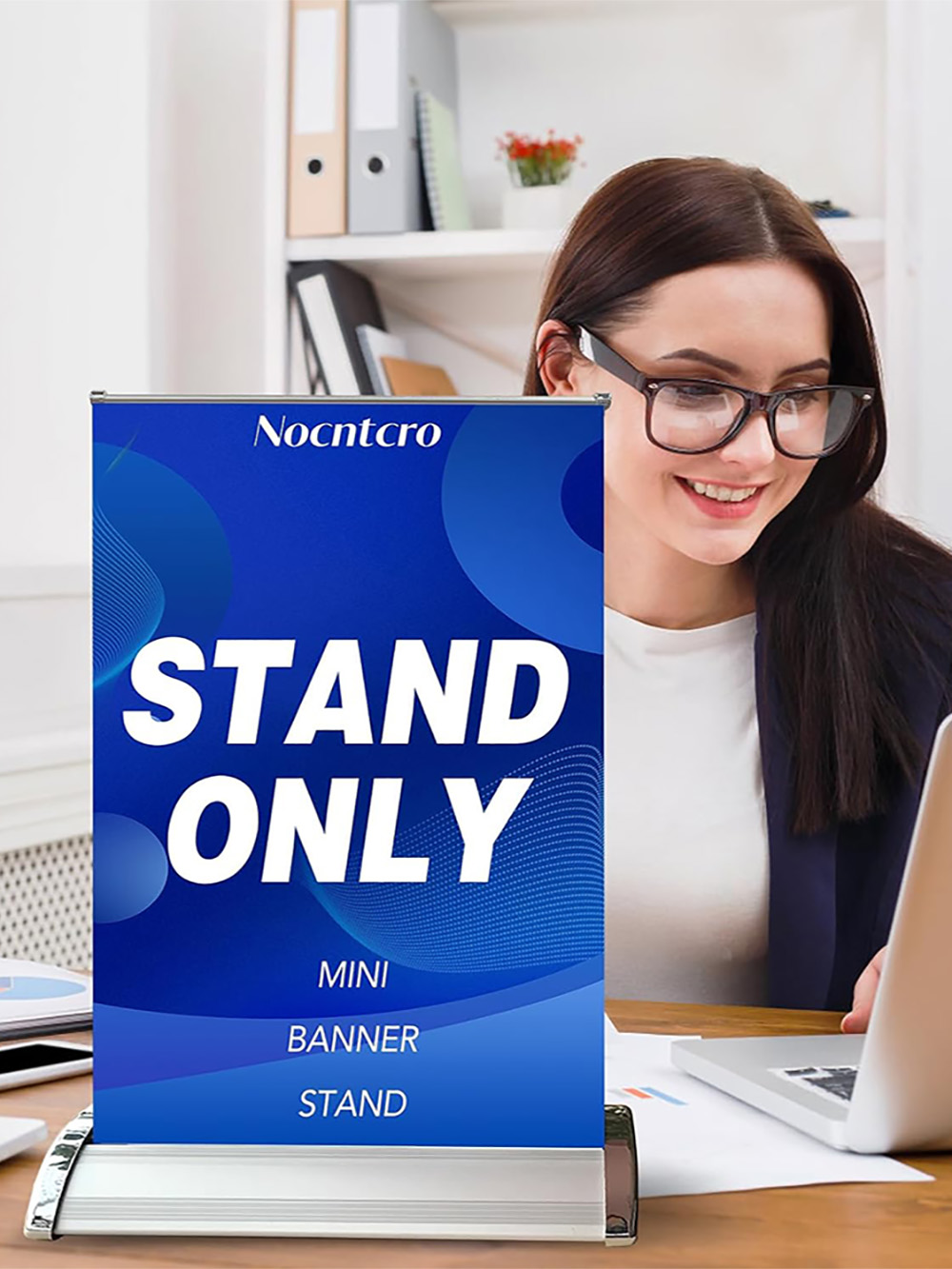 Tabletop display stand for retail product promotion