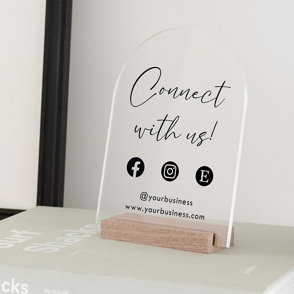 Cardboard tabletop display for store shelf branding