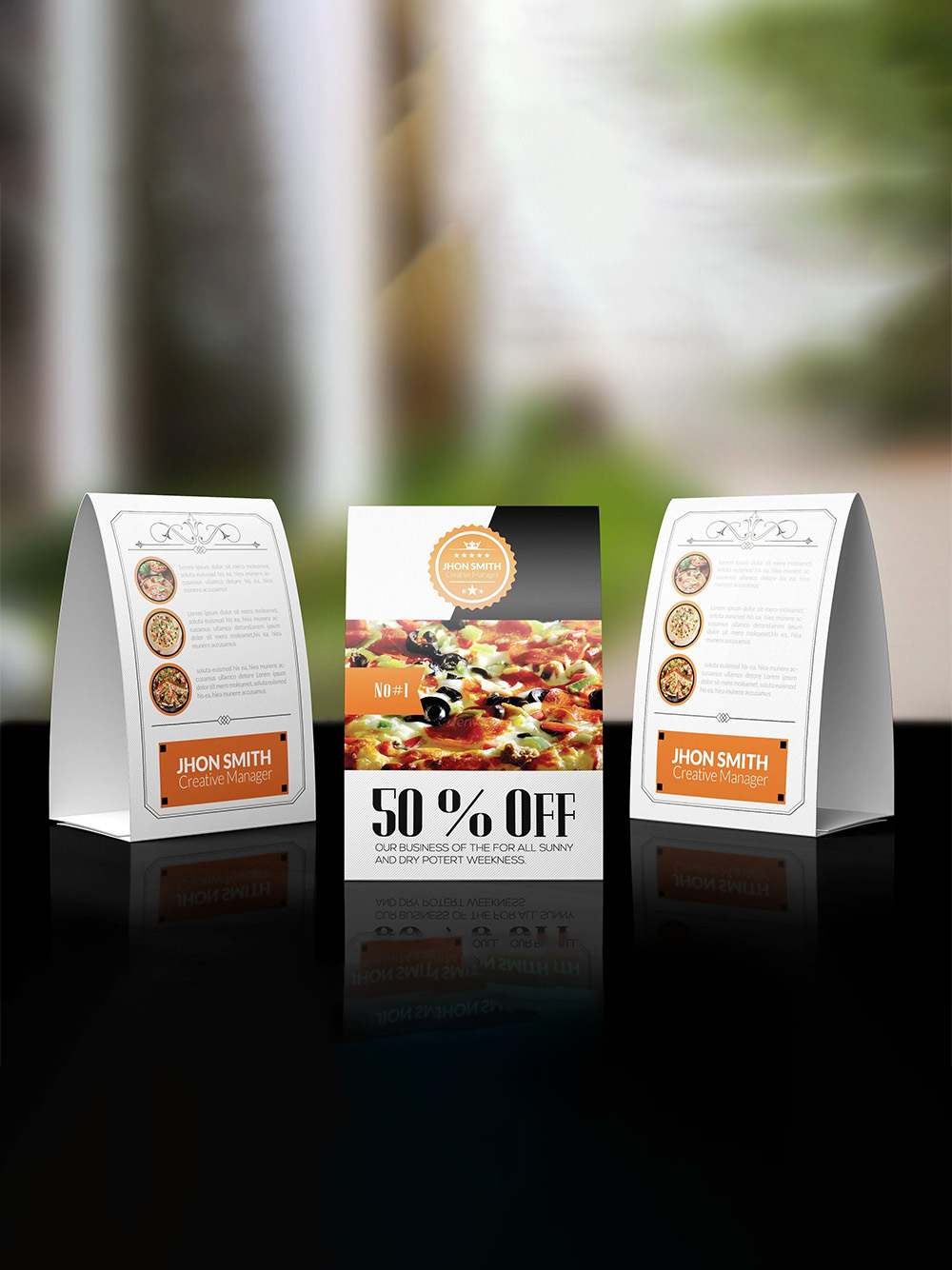 Tabletop display stand for retail product promotion