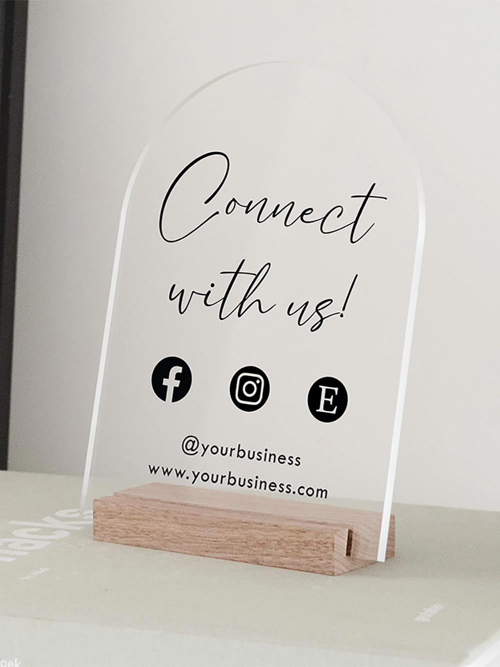 Tabletop display stand for retail product promotion