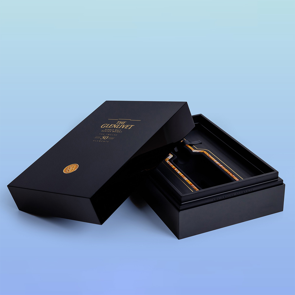 Strong and stylish telescopic lid rigid gift box