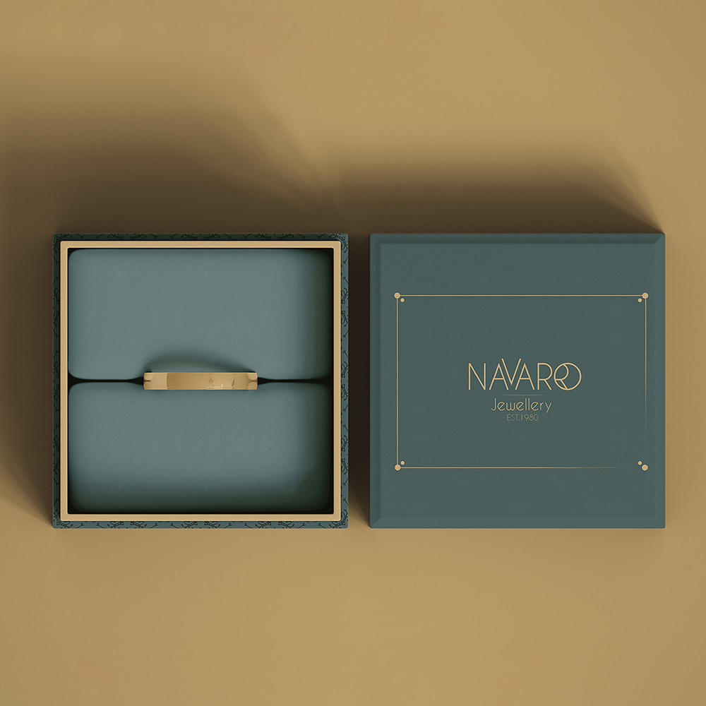 Two-piece telescopic lid rigid box with perfect closure