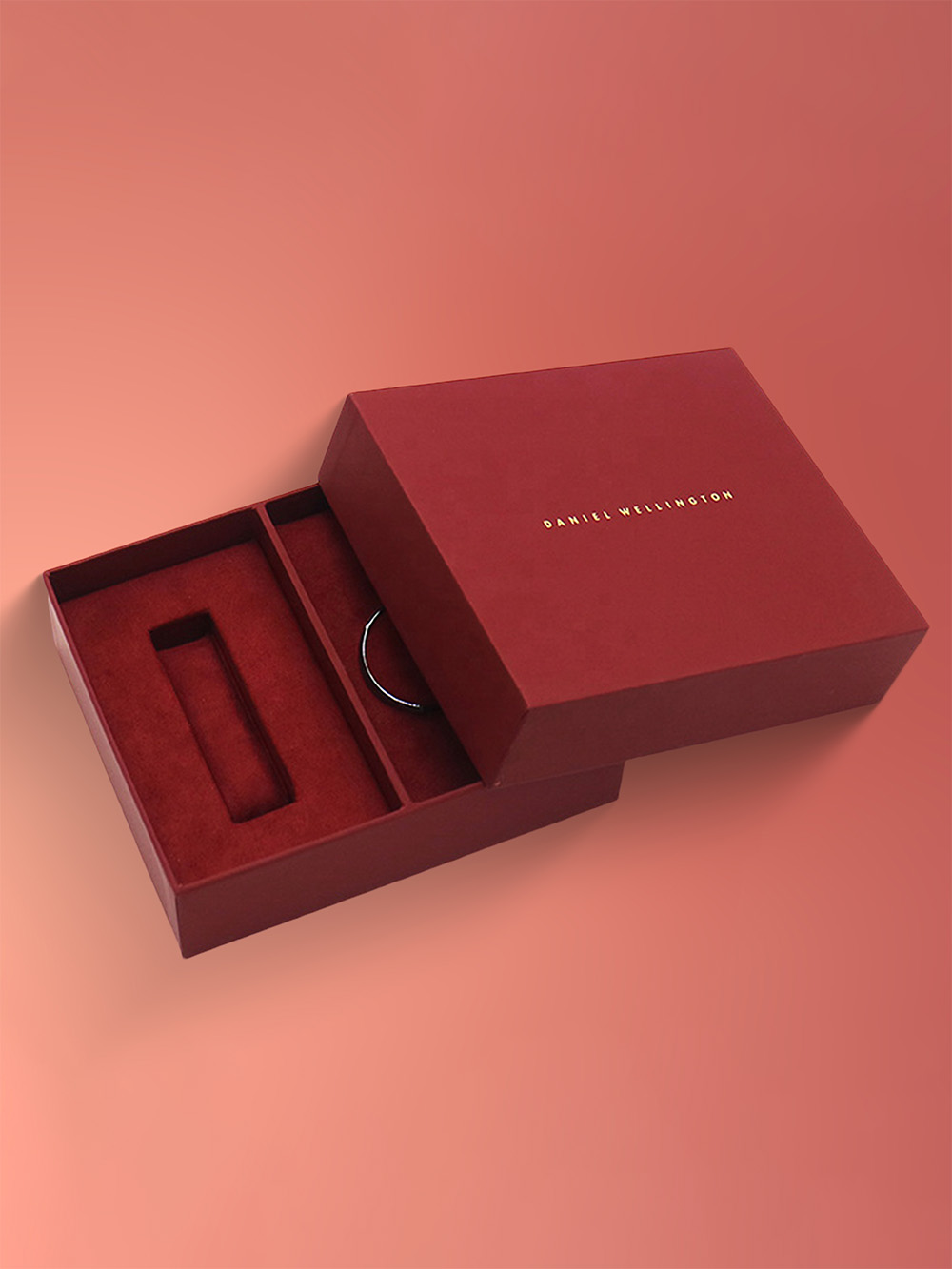 Premium quality telescopic lid rigid packaging box design