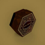 Two-piece telescopic lid rigid box with perfect closure