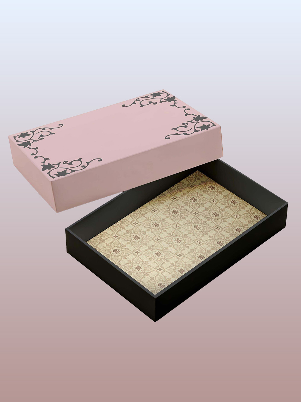 Top and bottom Corrugated boxes