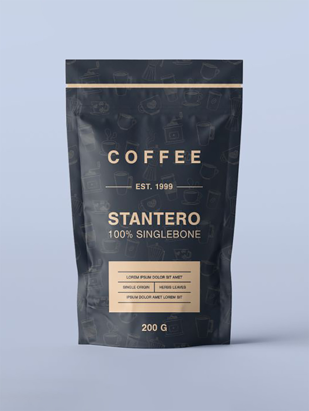 Wholesale Coffee Stand Up Zipper Pouches