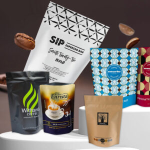 Coffee Zipper Pouches