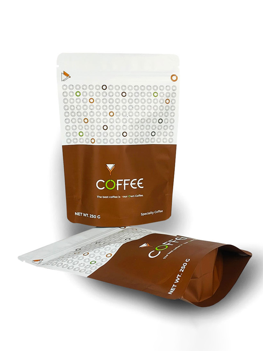 Wholesale Coffee Stand Up Zipper Pouches