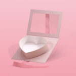 Luxury rigid box with window cutout for retail display