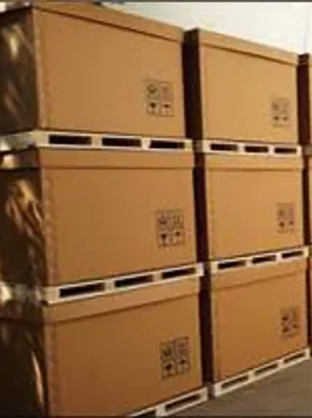 large Tobacco corrugated boxes with tri-wall
