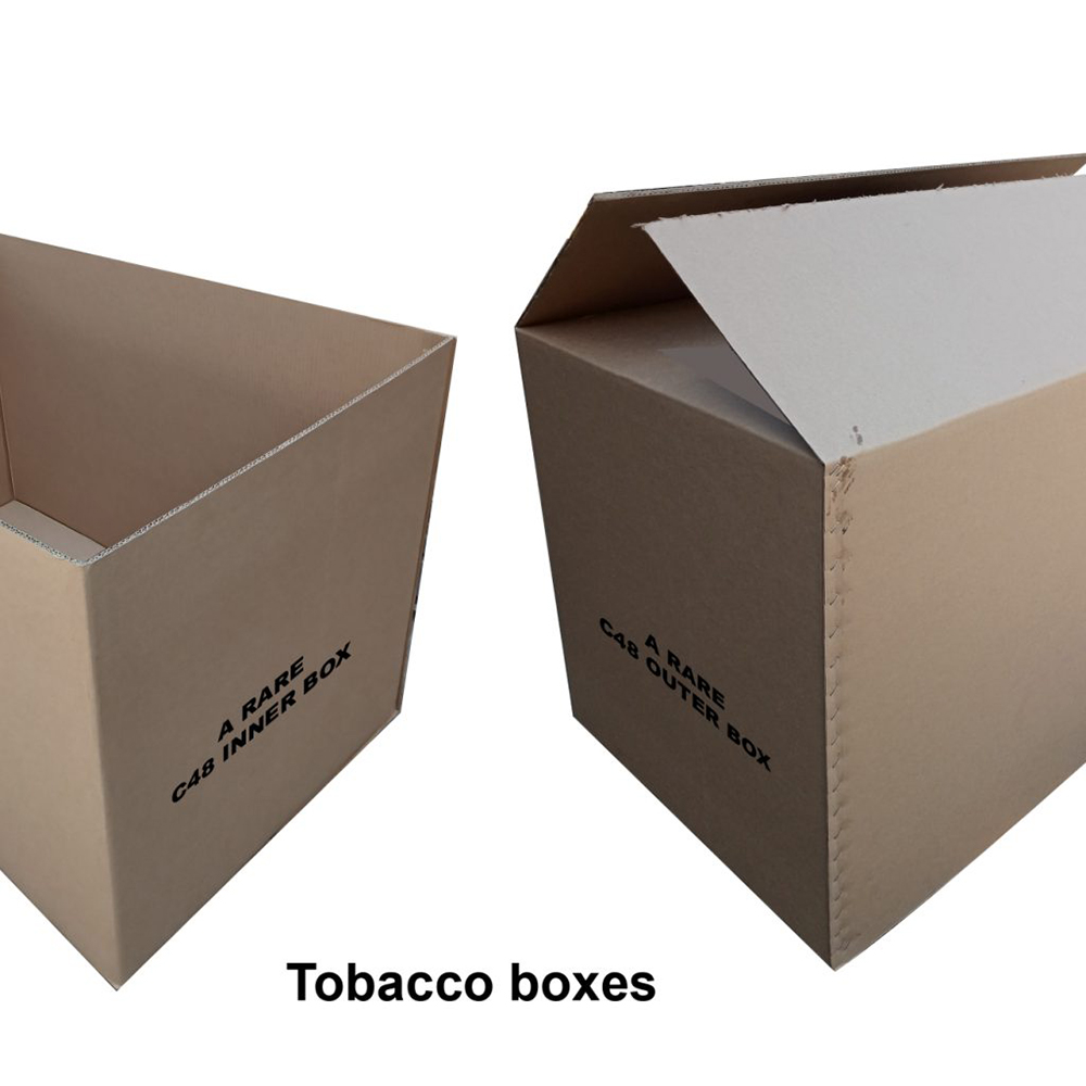large Tobacco corrugated boxes with tri-wall