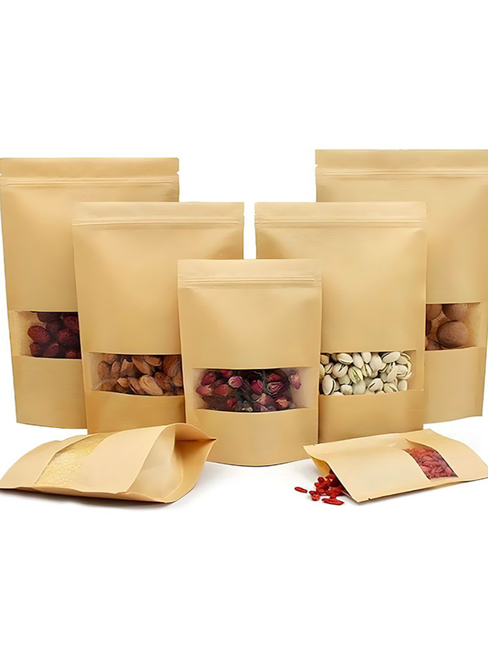 Compostable Window Packaging Pouches