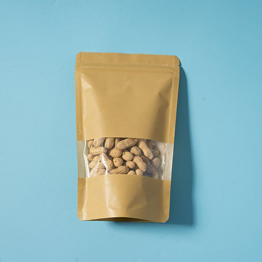 Compostable Stand Up Pouches with Window