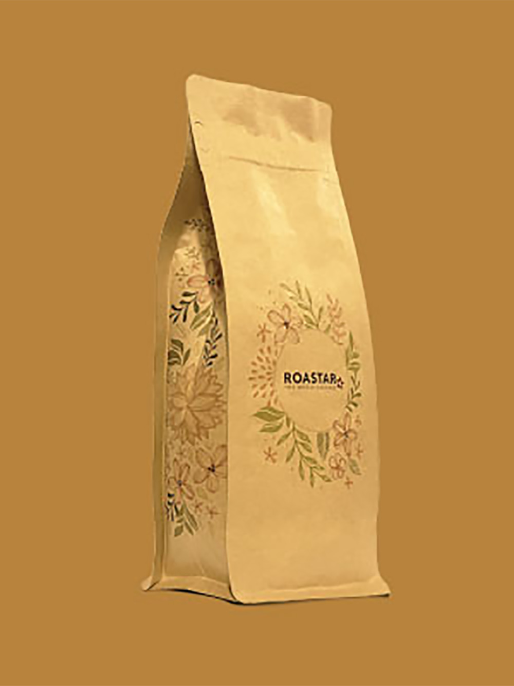 Kraft Side Gusset Coffee Bags