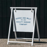 A-Frame Signs Printing with your custom text & branding