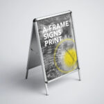 A-Frame Signs Printing with your custom text & branding