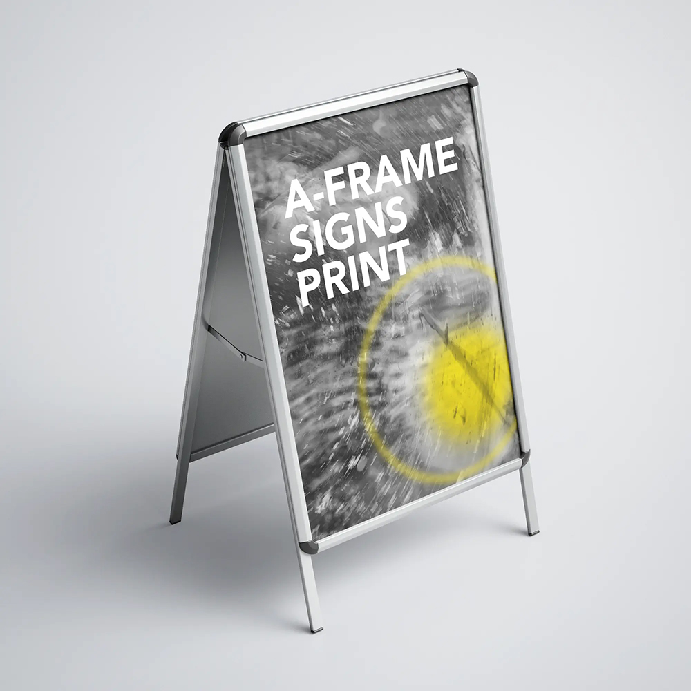 A-Frame Signs Printing with your custom text & branding
