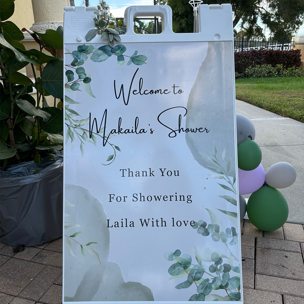 A-Frame Signs Printing with your custom text & branding