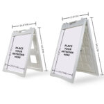 A-Frame Signs Printing with your custom text & branding