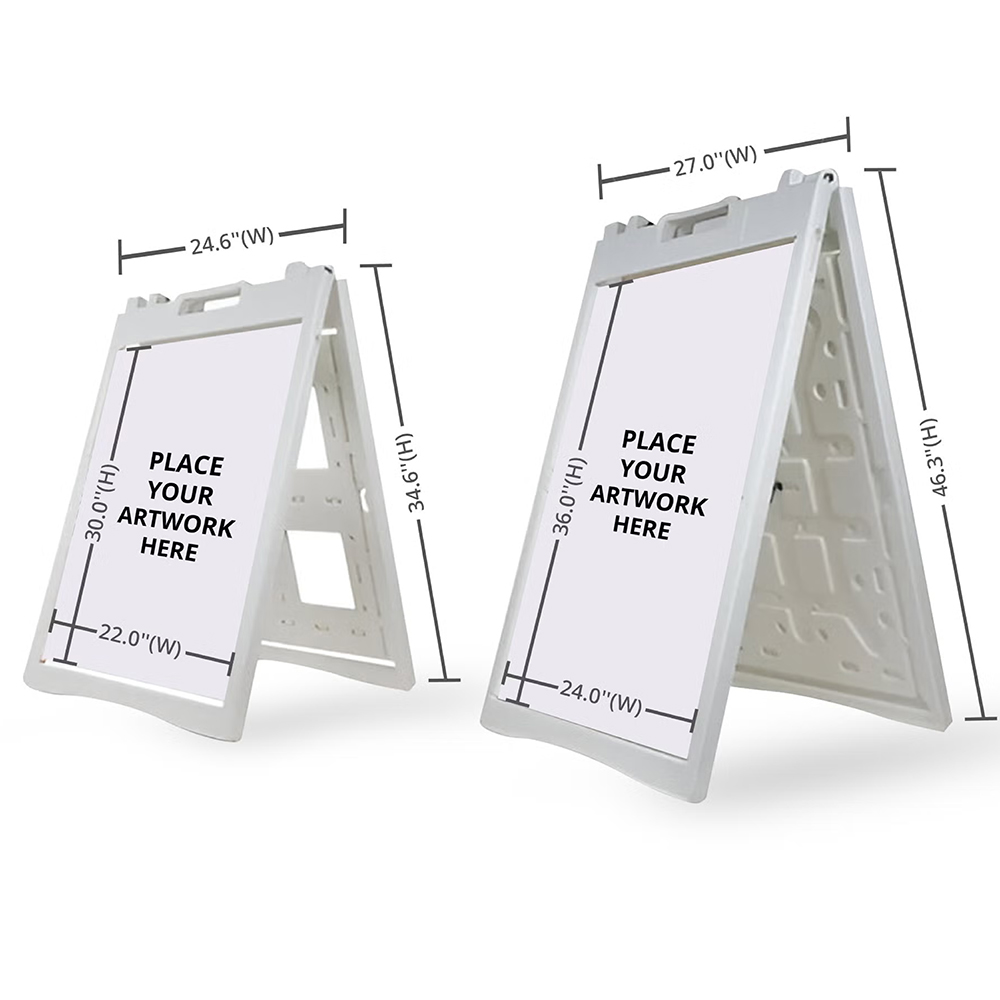 A-Frame Signs Printing with your custom text & branding