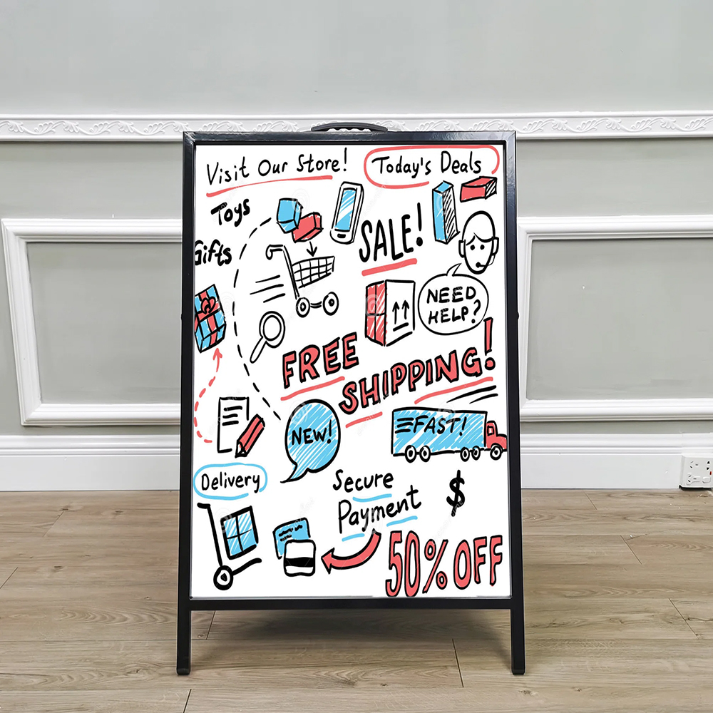 A-Frame Signs Printing with your custom text & branding