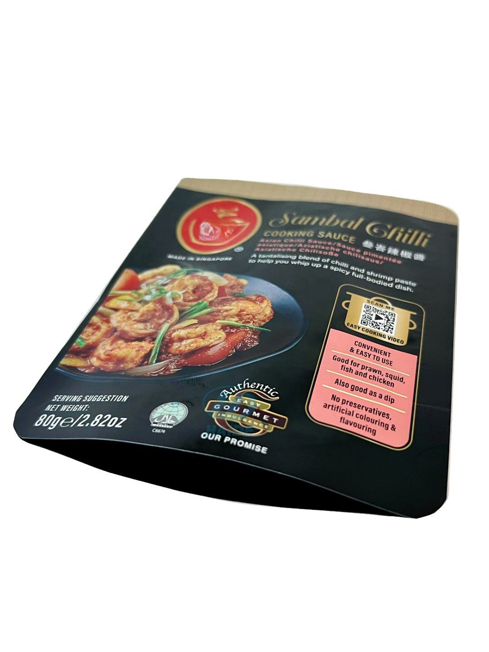 Anti-staining Stand Up Retort Pouch