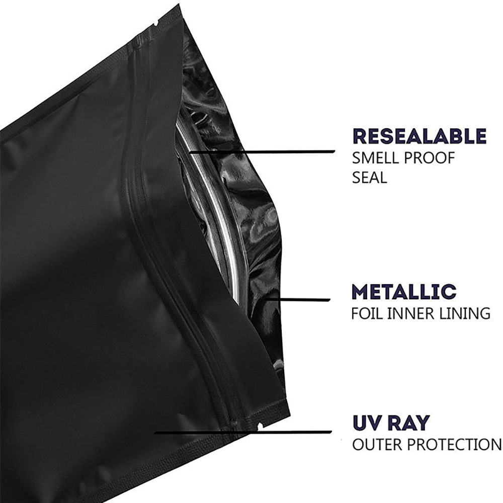 Black Coffee Packaging Pouches