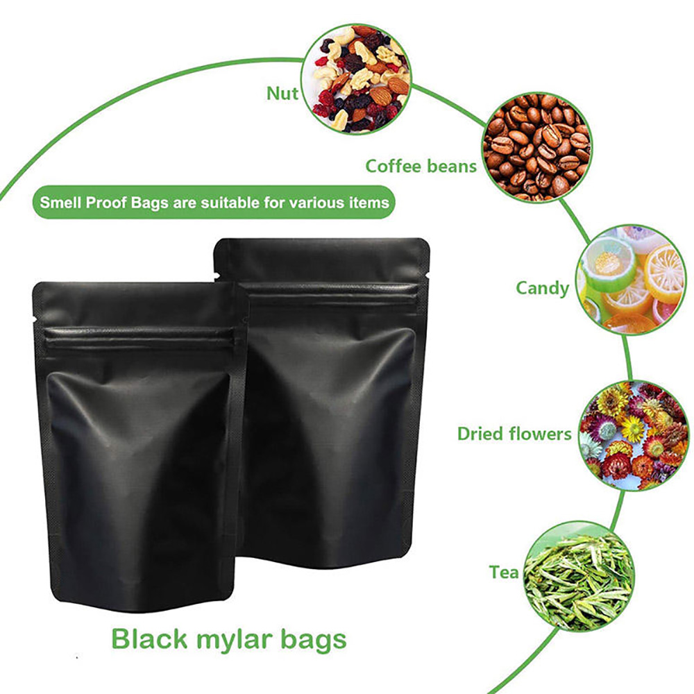 Black Coffee Packaging Pouches