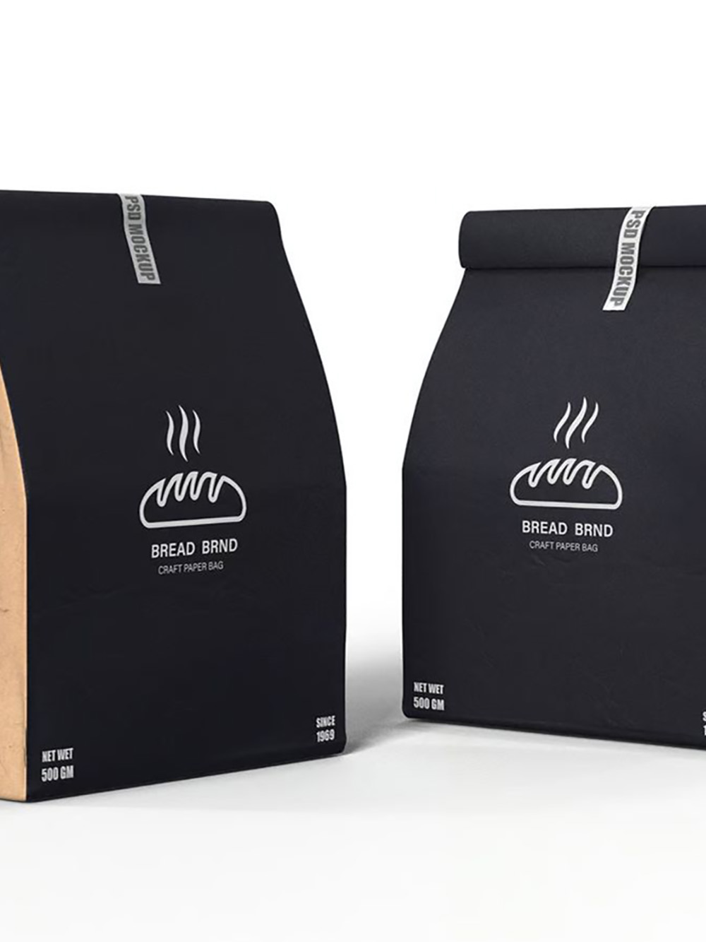Kraft Flat Bottom Pouches