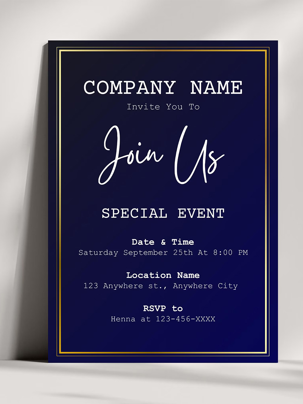 Business Invitation Printing with premium innovation