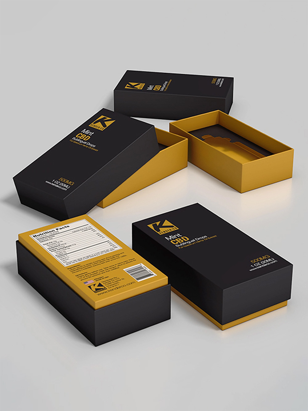 CBD Premium Rigid Boxes
