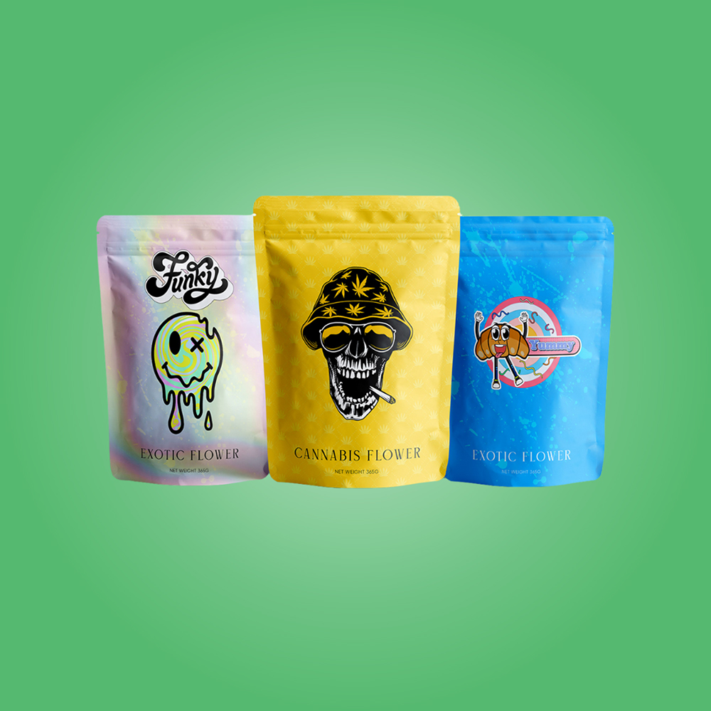 Child Resistant Weed Packaging Pouches
