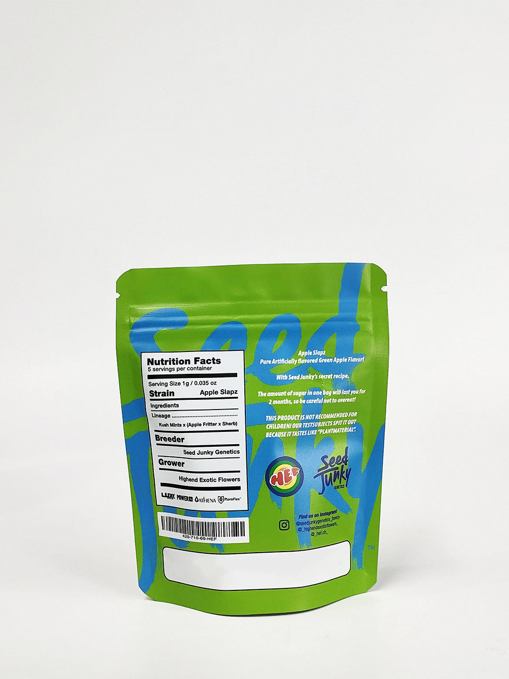 Child Resistant Weed Packaging Pouches