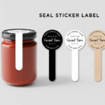 Circle Stickers Printing with your brand logo