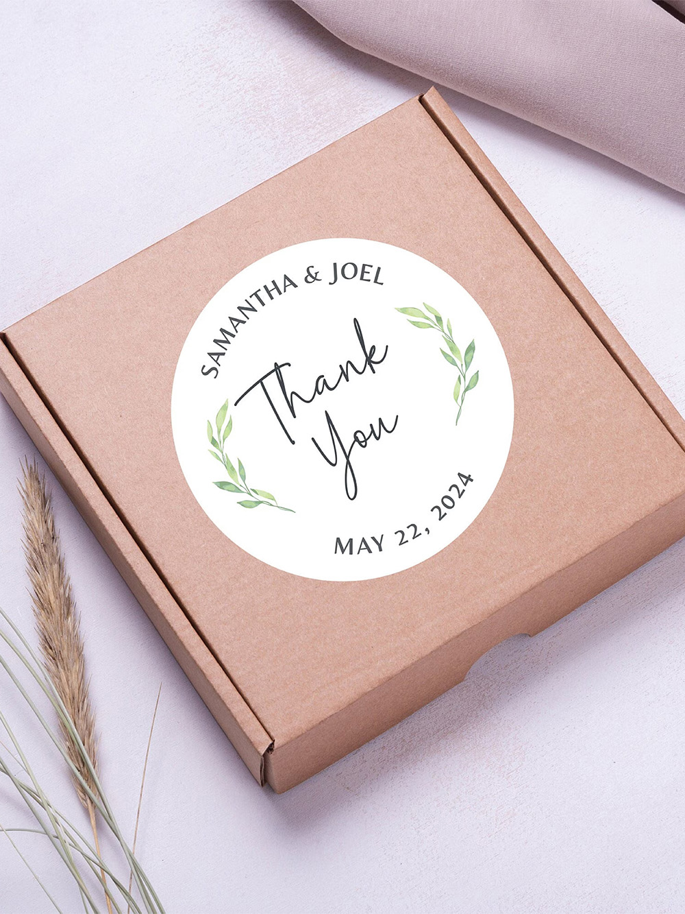 Circle Stickers Printing with your brand logo