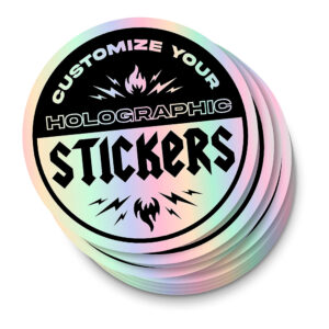 Circle Stickers Printing with your brand logo