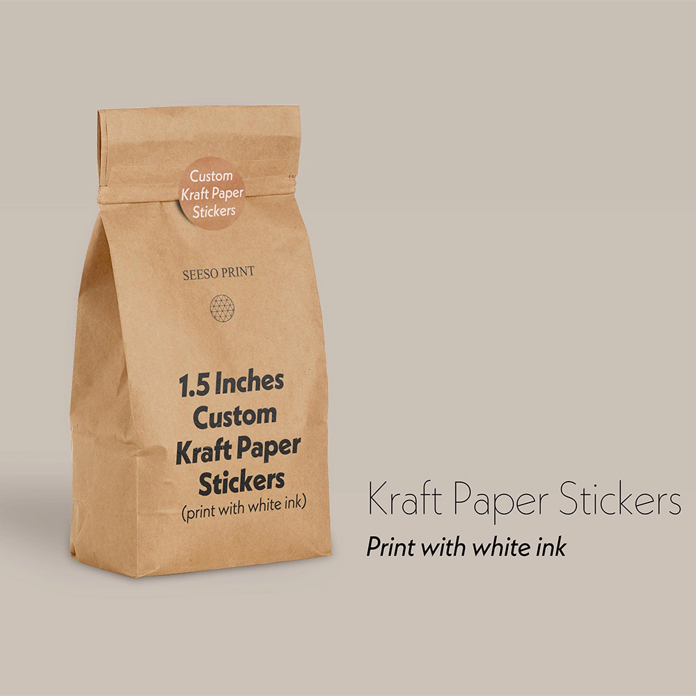 Circle Stickers Printing with your brand logo