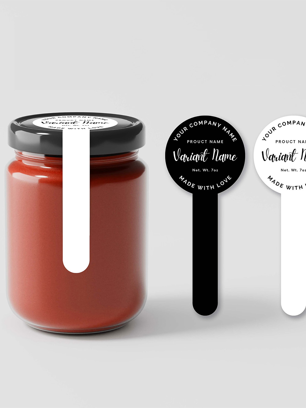 Circle Stickers Printing with your brand logo