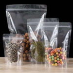 Clear Stand Up Zipper Pouches