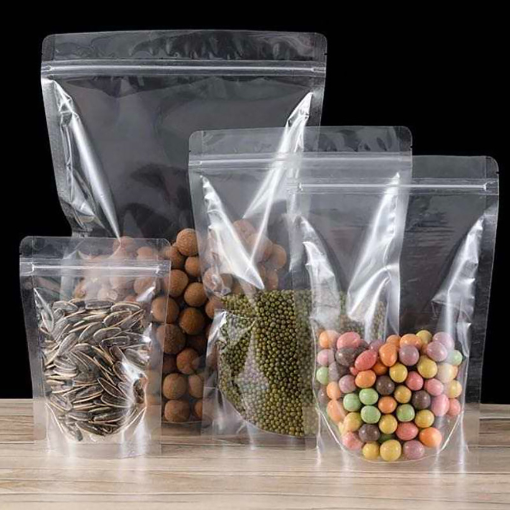 Clear Stand Up Zipper Pouches