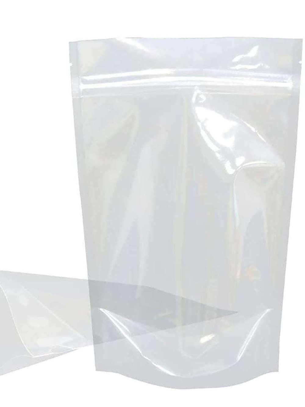 Clear Stand Up Zipper Pouches