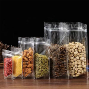 Clear Stand Up Zipper Pouches